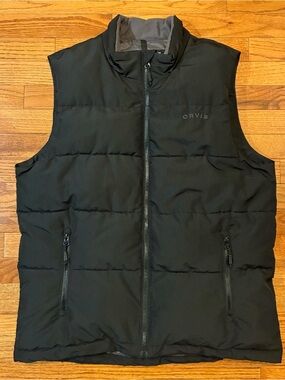 Orvis Men's Black Insulated Quilted Vest
